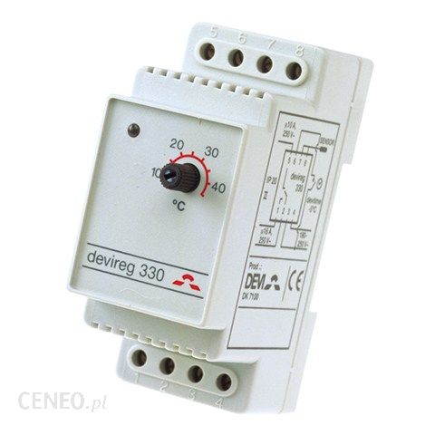 DEVI Termostat elektroniczny DEVIreg 330 (-10 do +10°C) (140F1070)
