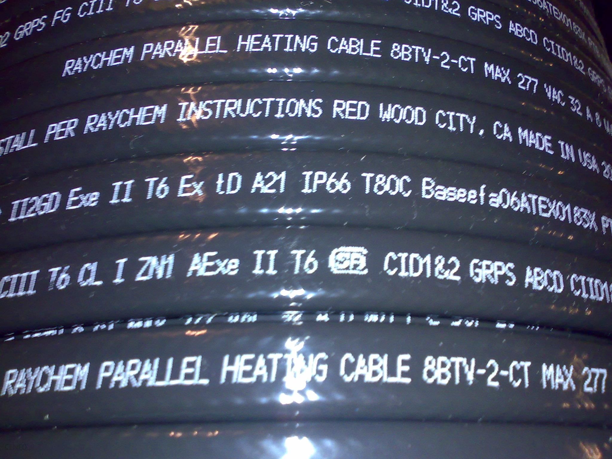 Raychem przewód samoregulujący BTV-3BTV2-CR 9W